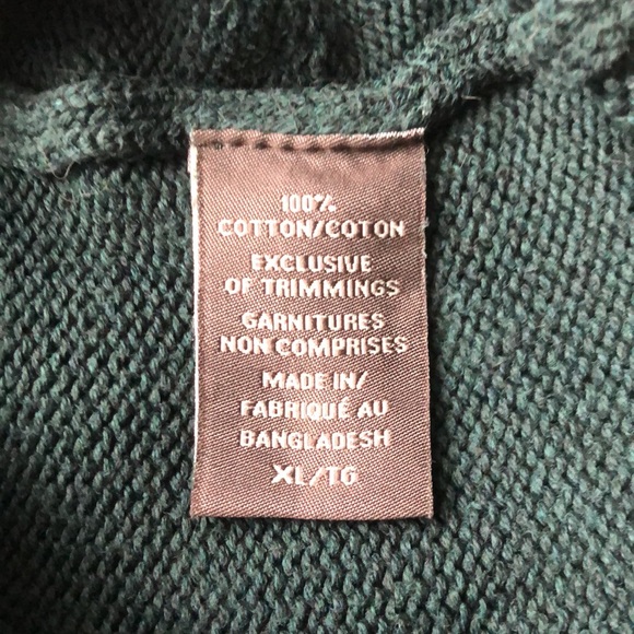 Mens Denver Hayes Cotton quarter zip sweater - Picture 7 of 7